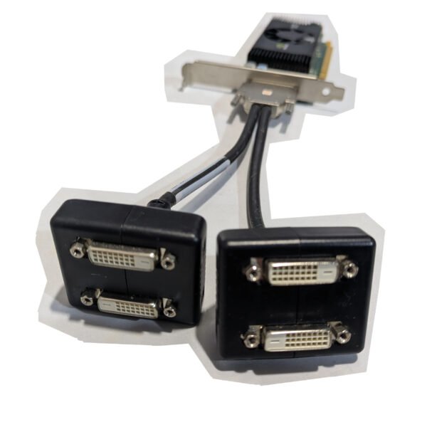 Dell Nvidia Quadro NVS 420 Graphics Card PCI Express x16 with Quad DVI-D Dongle