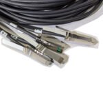 DiabloCable 5m QSFP to 4xSFP+ Breakout Splitter 24AWG Passive Octopus Cable 38657