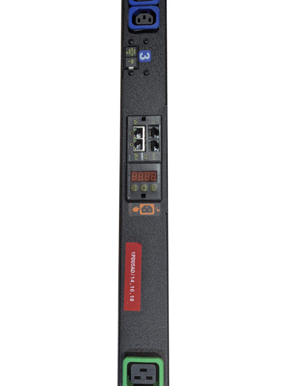 Geist Metered PDU 0U 48A 200-240V 3-PH (12x) C13 (12x) C19 Outlets 62307M I20058L (3) Geist Metered PDU 0U 48A 200-240V 3-PH (12x) C13 (12x) C19 Outlets 62307M I20058L