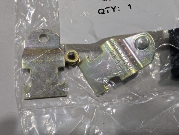 ZSI Cush-A-Clamp 58 OD 010T014 Cushioned Pipe Clamps, Electro Galvanized (4) ZSI Cush-A-Clamp 5/8" OD 010T014 Cushioned Pipe Clamps, Electro Galvanized