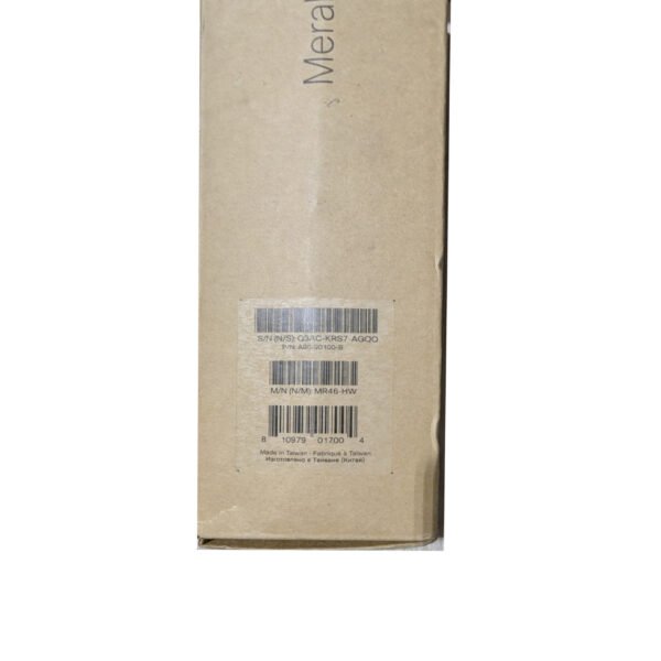 Cisco Meraki MR46-HW Wi-Fi 6 (802.11ax) Indoor Cloud Access Point (NOB) (11) Cisco Meraki MR46-HW Wi-Fi 6 (802.11ax) Indoor Cloud Access Point (NOB)