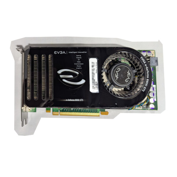 Dell GW089 EVGA e-GeForce 8800GTS 640MB PCIe Dual DVI S-Video Graphics Card (1) Dell GW089 EVGA GeForce 8800GTS 640MB PCIe Dual DVI S-Video Graphics Card