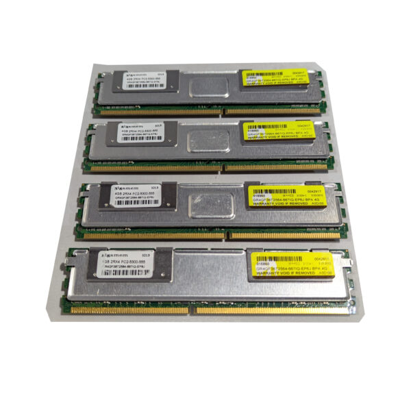 Gigaram Gigamem 16GB (4x4GB) 2Rx4 PC2-5300-555 DDR2 240-Pin RAM Server Memory GR4GF36T2564-667IQ-EP6J