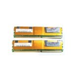 HP 398706-551 Hynix 2GB (2x1GB) PC2-5300F 667MHz DDR2 240-Pin RAM Server Memory