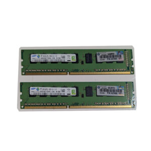 HP 637458-571 Samsung 4GB (2x2GB) PC3-10600E 1333MHz DDR3 240-Pin RAM Server Memory M391B5773DH0-CH9