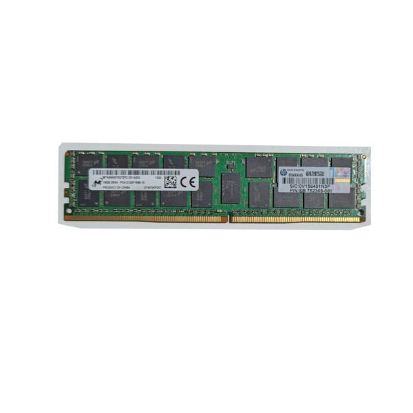 HP 752369-081 Micron 16GB PC4-17000 PC4-2133P DDR4 288-Pin Server RAM Memory MTA36ASF2G72PZ-2G1A2IG (1) HP 752369-081 Micron 16GB PC4-17000 PC4-2133P DDR4 288-Pin Server RAM Memory MTA36ASF2G72PZ-2G1A2IG