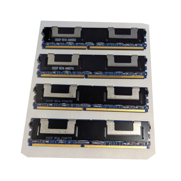 Nanya 8GB (4x2GB) 2Rx4 PC2-5300F-555 DDR2 240-Pin RAM Server Memory NT2GT72U4NB1BN-3C