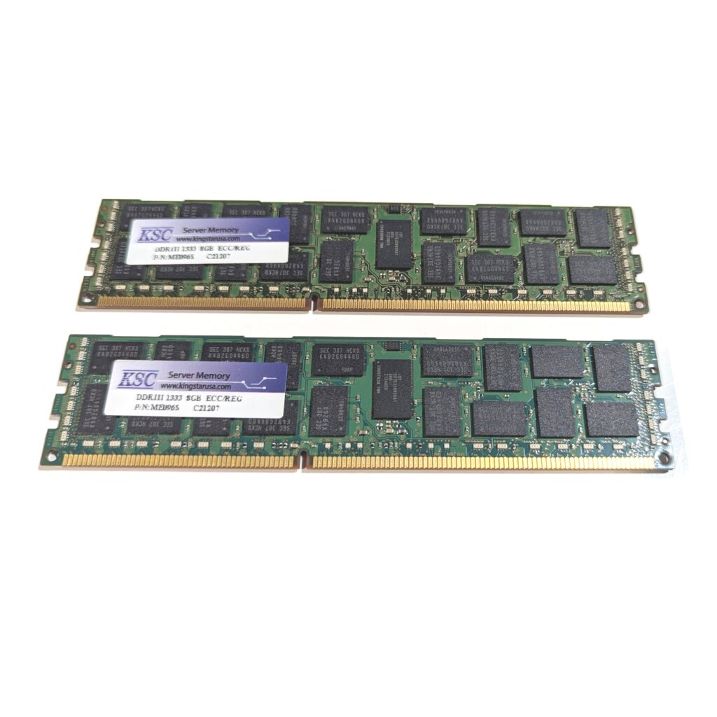 KSC 16GB (2 x 8GB) PC3-10600 1333MHz DDR3 240-Pin RAM Server Memory ...