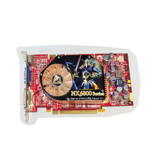MSI GeForce NS 6800 128MB PCIe DVI S-Video VGA Graphics Card 8984-11S (1) MSI GeForce NS 6800 128MB PCIe DVI S-Video VGA Graphics Card 8984-11S