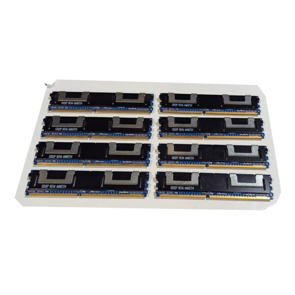 Nanya 8GB (8x1GB) 2Rx8 PC2-5300F-555 DDR2 240-Pin RAM Server Memory NT1GT72U8PB1BN-3C