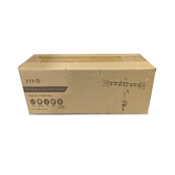 PXL_20251203_093519349 Vivo Desk Mount for Dual LED/LCD Monitors STAND-V002 (NEW)