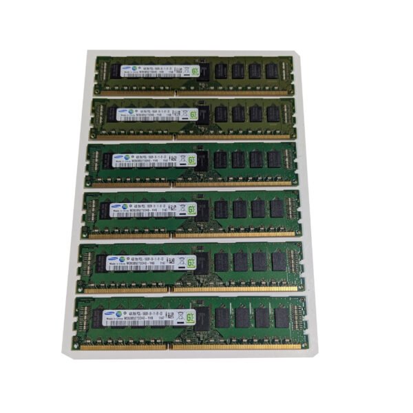 Samsung 24GB (6x4GB) PC3L-10600R 1333MHz DDR3 240-Pin RAM Server Memory M393B5273DH0-YH9
