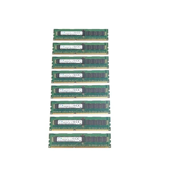 Samsung 64GB (8x8GB) PC3L-12800R 1600MHz DDR3 240-Pin RAM Server Memory M393B1G70BH0-YK0