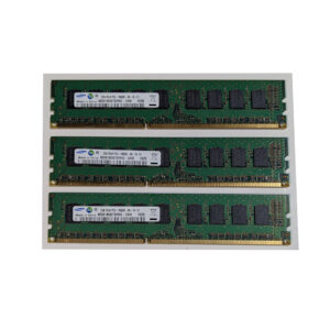 Samsung 6GB (3x2GB) PC3-10600E 1333MHz DDR3 240-Pin RAM Server Memory M391B5673FH0-CH9