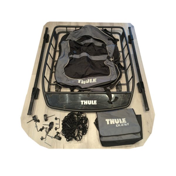 Thule Canyon XT Roof Basket Black 859002/859XT with Cargo Net & Cargo Bag