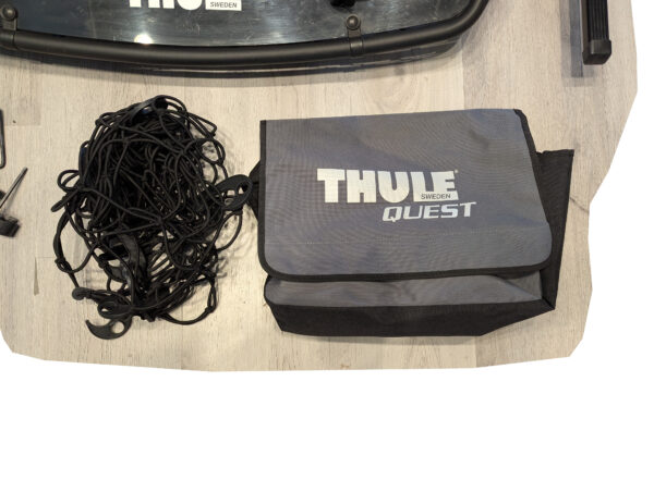 Thule Canyon XT Roof Basket Black 859002859XT with Cargo Net & Cargo Bag (2) Thule Canyon XT Roof Basket Black 859002/859XT with Cargo Net & Cargo Bag