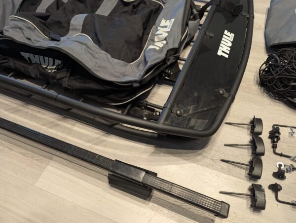 Thule Canyon XT Roof Basket Black 859002/859XT with Cargo Net & Cargo Bag