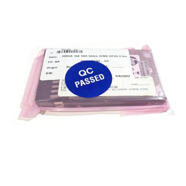 HP 627195-001 300GB SAS Drive 2.5" 15K 6Gb/s 32MB DPHS with Caddy