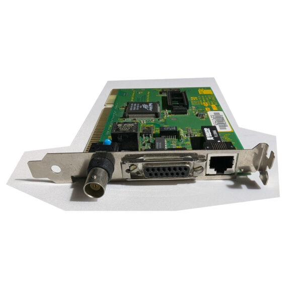 3Com EtherLink III 3C509B-Combo ISA Network Card BNC (coaxial), AUI, and RJ-45 (10BASE-T)