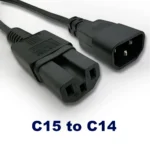 Cisco Volex AC Power Cables (Qty 4) IEC C14 to C15 4 Feet 13A 250V 16AWG Black 72-4161-01