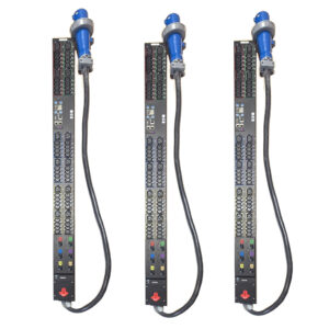 Eaton (QTY 3) ePDU G3 Metered Input PDUs EMI338-06 240V 48A 3-PH 3W+PE 17.3kW 60-Out | B