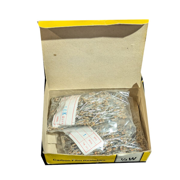 Electronic Components International (Qty 1000) Carbon Film Resisters ¼W .25W 56K Ω ±5%