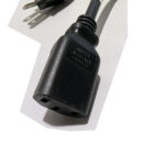 HP (QTY 8) 8121-0740 AC Computer Power Cords 6 Feet IEC C13 to NEMA 5-15P