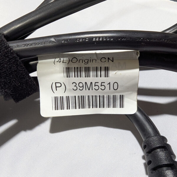 IBM Longwell AC Extension Power Cable IEC C13 to C14 14 Feet 13A 125V 16AWG Black 39M5510