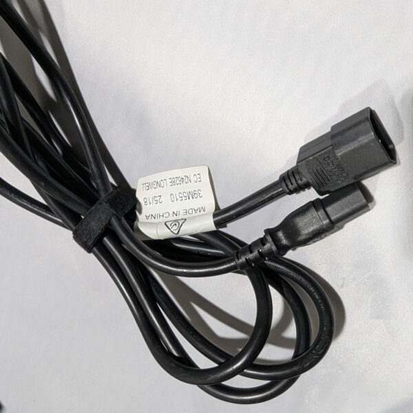 IBM Longwell AC Extension Power Cable IEC C13 to C14 14 Feet 13A 125V 16AWG Black 39M5510
