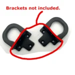 Rack Mount Ear Handles for Supermicro Rack Mount Rails Black (1) Rack Mount Ear Handles for Supermicro Rack Mount Rails Black