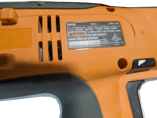 Ridgid (QTY 2) 18.0v 3" Cordless R8660 Drywall and Deck Collated Screwdriver (No Batteries)