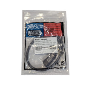 Tripp Lite 2Ft Power Extension Cord C13 to C14 100-250V 15A P005-002