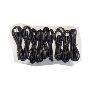 Well Shin (QTY 9) WS-001F AC Computer Power Cords 6 Feet IEC C13 to NEMA 5-15P