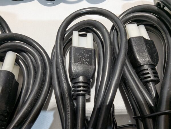 Well Shin (QTY 9) WS-001F AC Computer Power Cords 6 Feet IEC C13 to NEMA 5-15P