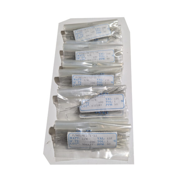 Xicon (Qty 1000) Metal Film Axial Fixed Resistors ¼W (.25W) 11-18 Ω ±1%