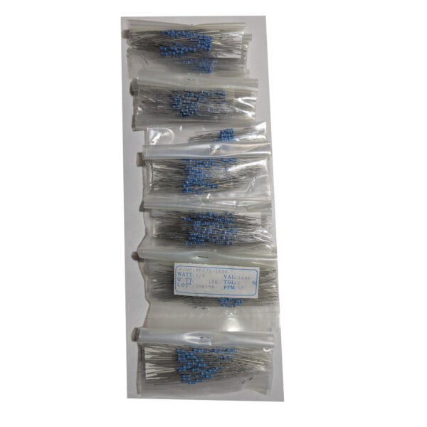 Xicon (Qty 1200) Metal Film Axial Fixed Resistors ¼W (.25W) 140k-360k Ω ±1%
