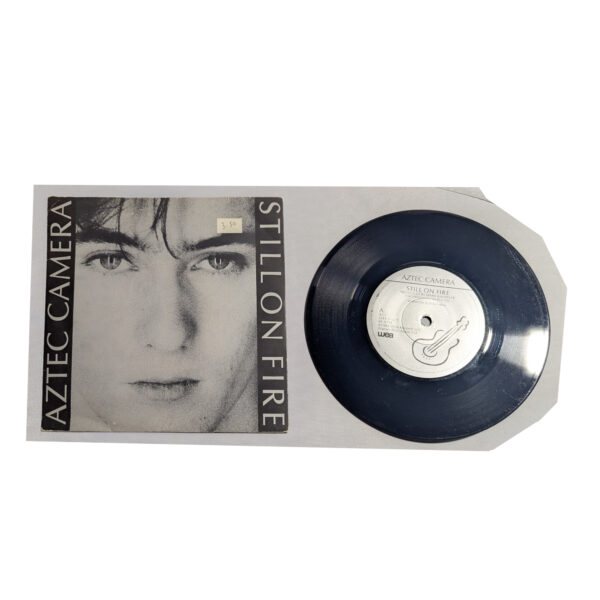 ac-stillonfire (1) Aztec Camera | Still on Fire - 7" Vinyl Record Single 1984 Warner Bros. Music