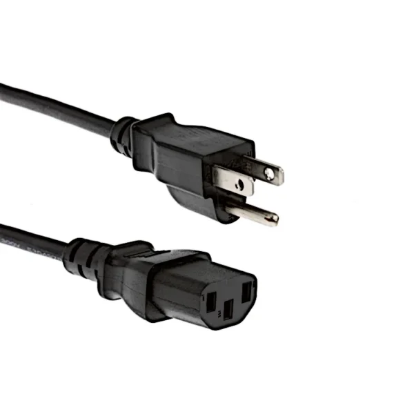 Well Shin (QTY 9) WS-001F AC Computer Power Cords 6 Feet IEC C13 to NEMA 5-15P