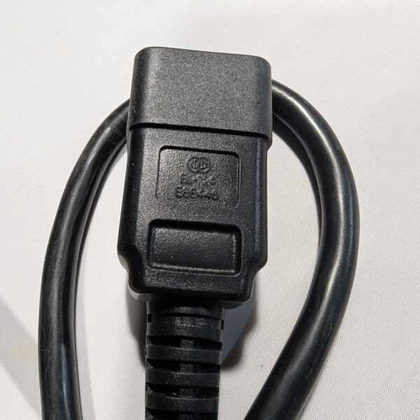 Ching Cheng 6 Feet IEC C19 to C20 AC Power Cords 13A 250V 16 AWG (E162604) (2) Ching Cheng 6 Feet IEC C19 to C20 AC Power Cord 13A 250V 16 AWG (E162604)