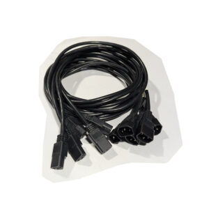 Cisco (QTY 5) 6 Feet IEC C13 to C14 AC Power Cables 10A 250V 17AWG Black 37-0994-02