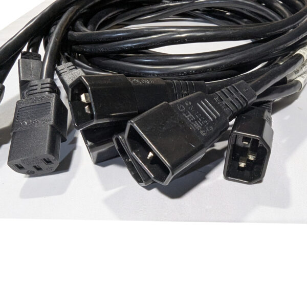 Cisco (QTY 5) 6 Feet IEC C13 to C14 AC Power Cables 10A 250V 17AWG Black 37-0994-02 (2) Cisco (QTY 5) 6 Feet IEC C13 to C14 AC Power Cables 10A 250V 17AWG Black 37-0994-02