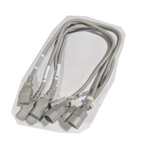 HP Longwell (QTY 4) 2 Feet IEC C13 to C14 AC Power Cords 10A 250V 17AWG Gray (142263-013)