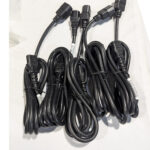 HP (QTY 5) 6.5 Feet IEC C13 to C14 AC Power Cords 10A 250V 17AWG (142263-001)