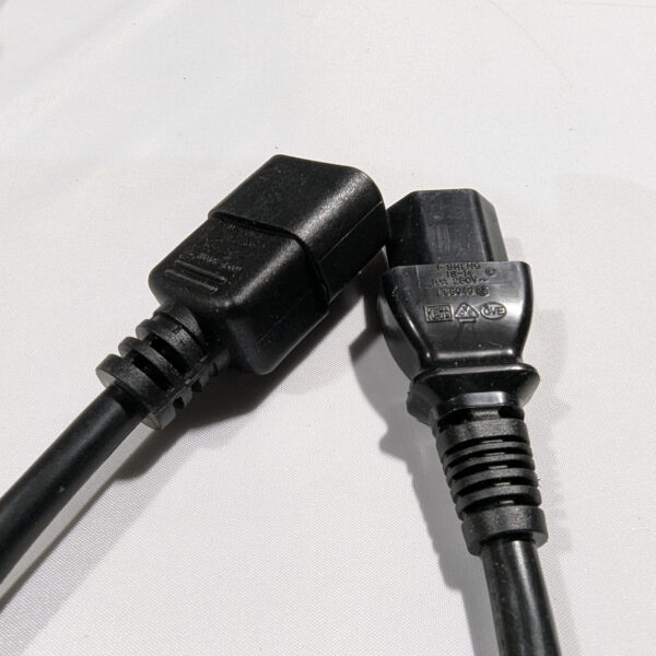HP (QTY 5) 6.5 Feet IEC C13 to C14 AC Power Cords 10A 250V 17AWG (142263-001)