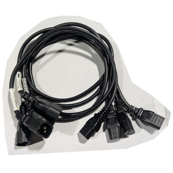 Lian Dung (QTY 4) 3 Feet IEC C13 to C14 AC Power Cable 10A 250V 18AWG 038-003-437