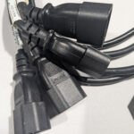 Lian Dung (QTY 4) 3 Feet IEC C13 to C14 AC Power Cable 10A 250V 18AWG 038-003-437