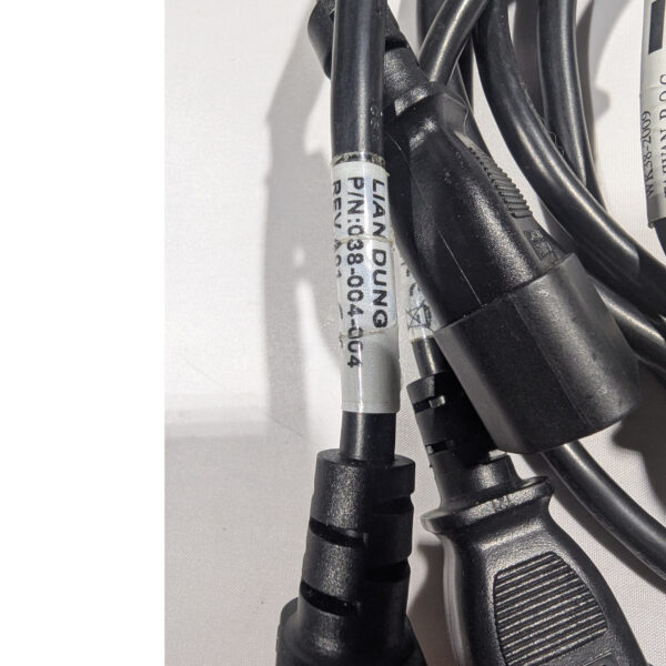Lian Dung (QTY 4) 3 Feet IEC C13 to C14 AC Power Cable 10A 250V 18AWG 038-003-437