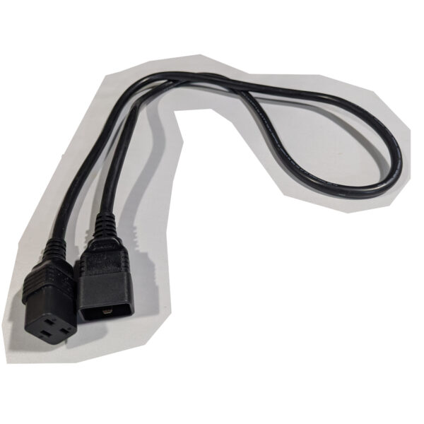 Longwell 4 Feet IEC C19 to C20 AC Power Cord 15A 250V 14 AWG (E55349)