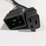 Longwell 4 Feet IEC C19 to C20 AC Power Cord 15A 250V 14 AWG (E55349)