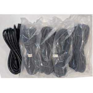 MSL (QTY 5) 12Ft IEC C13 to C14 AC Power Cords 10A 250V 18AWG